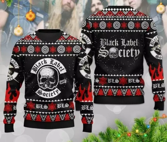 Discover Black Label Society Ugly Christmas Sweater 3D GLC054825