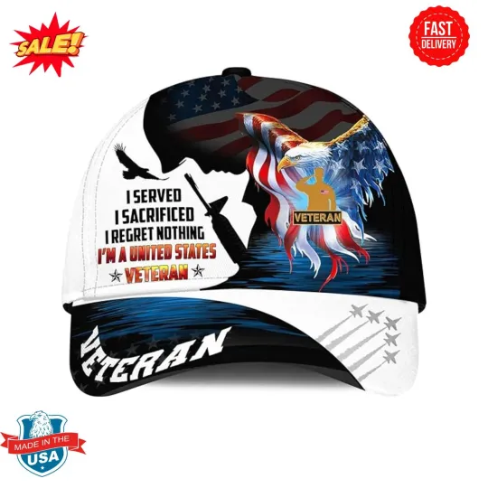 Discover Military Caps for Men Veteran Baseball Caps US Veteran Hat Eagle