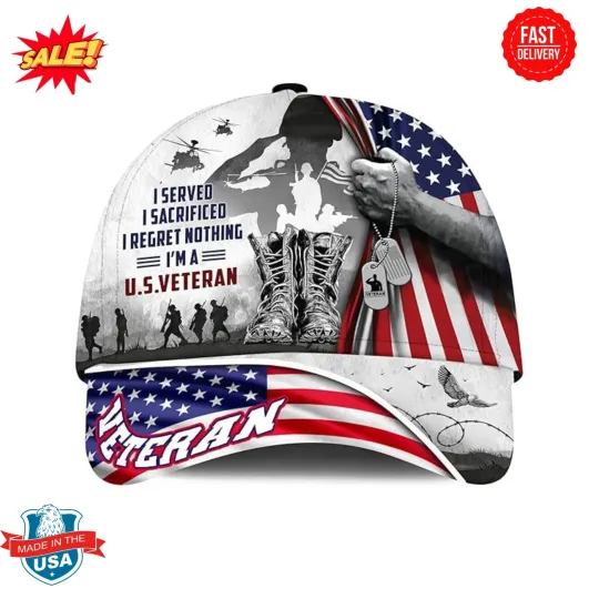 Discover Military Caps for Men Veteran Baseball Caps US Veteran Hat Eagle