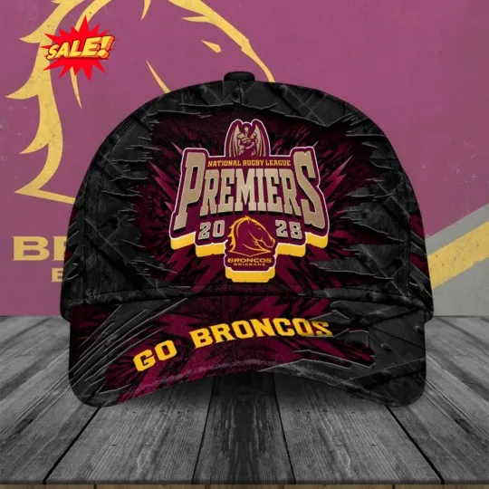 Discover Brisbane Broncoss 2025 Premier Classic Cap M1