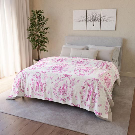 Discover Disney Parks Inspired Throw blanket, Fleece Bed Cover, Cozy Bedspread, Children's Bedroom Decor, Warm, baby gift