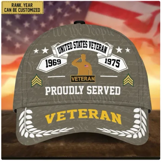 Discover Veteran Hats For Men Patriotic Baseball Cap