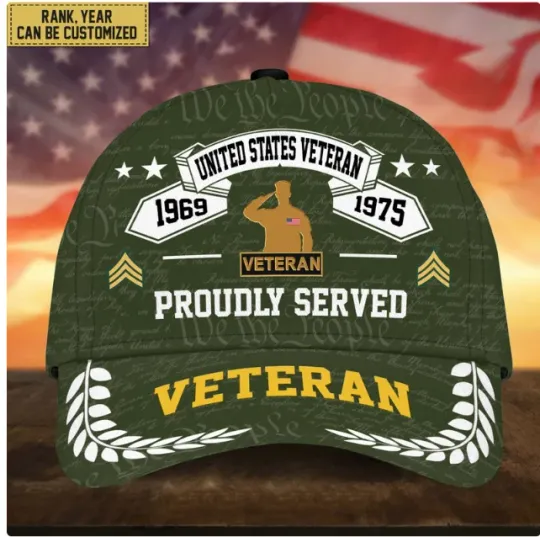 Discover Veteran Hats For Men Patriotic Baseball Cap
