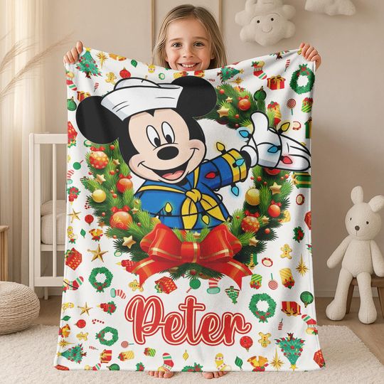 Discover Personalized All Characters Very Merrytime Cruises Disney Christmas Cruise Blanket, Mickey & Friends Xmas Trip, Family Cruise 2025