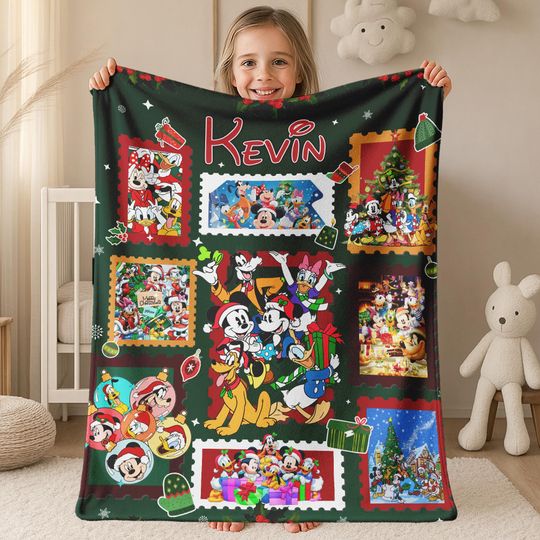 Discover Personalized All Characters Very Merrytime Cruises Disney Christmas Cruise Blanket, Mickey & Friends Xmas Trip, Family Cruise 2025