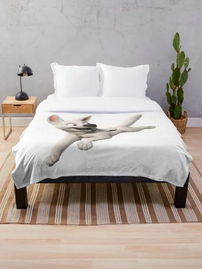 Discover Disney Bolt Cute Dog Running Cozy Fleece Blanket