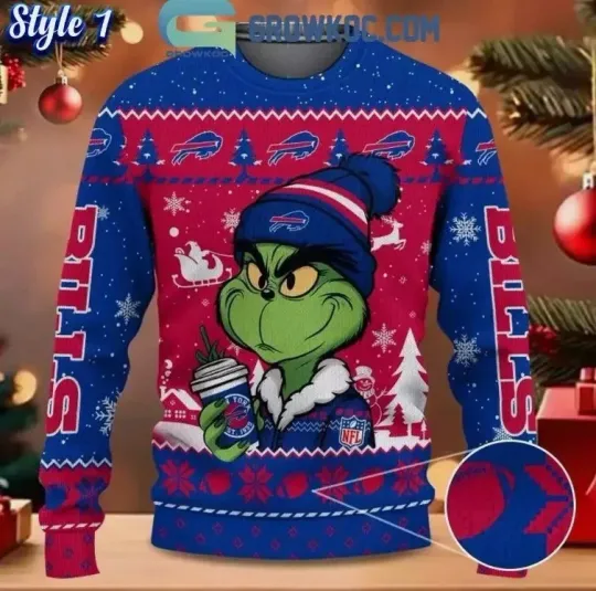 Discover Buffalo Funny Character Stolen Christmas Ugly Sweater