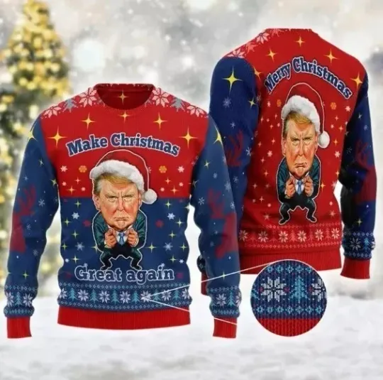 Discover Make Christmas Great Again Ugly Christmas Sweater