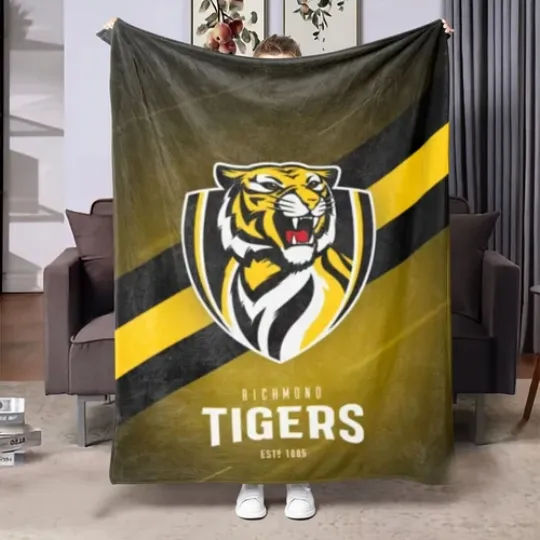 Discover 3D Tiger Pattern Fleece Blanket for Bedroom and Living Room Sofa