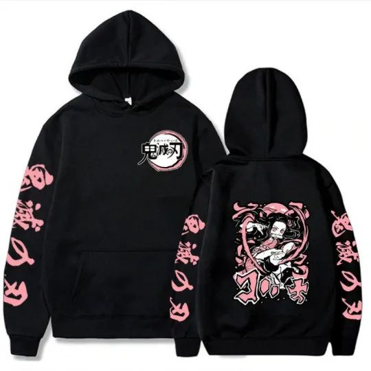 Discover Demon Kamado Neko 3D Hoodie Anime Men Women Pullover
