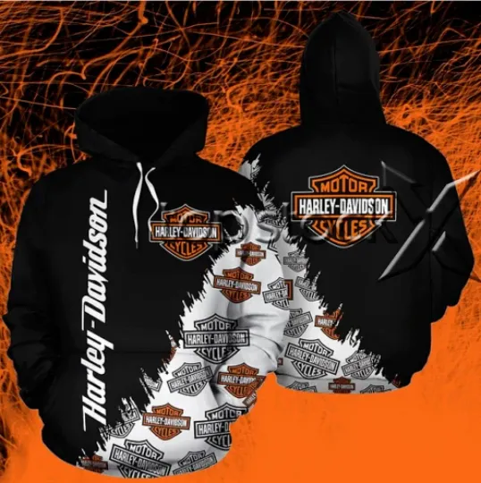 Discover Hot Haarleyy Davidson 3D Hoodie