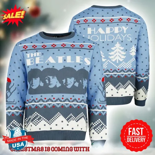 Discover The Beatles Holiday Ugly Sweater for Men & Women
