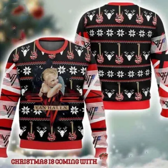 Discover 1984 Album Baby Angel Cover Art On Ugly Christmas Sweater