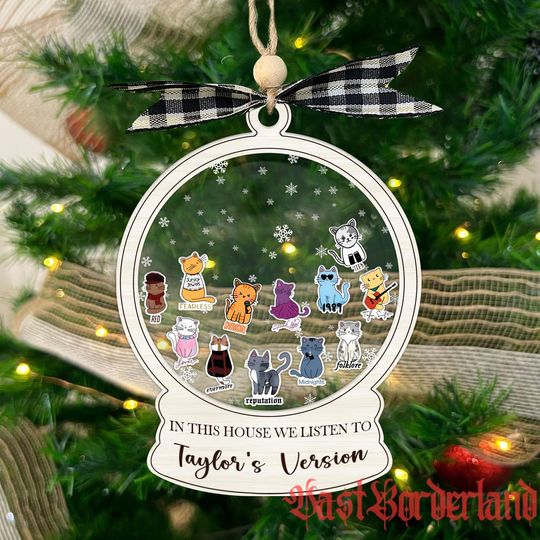 Discover Merry Swiftmas, Taylor Christmas Tree Ornament, Taylorr Swifts Ornament, Life of a Showcat Ornament, Eras Ornament,Life of a Showgirl Ornament