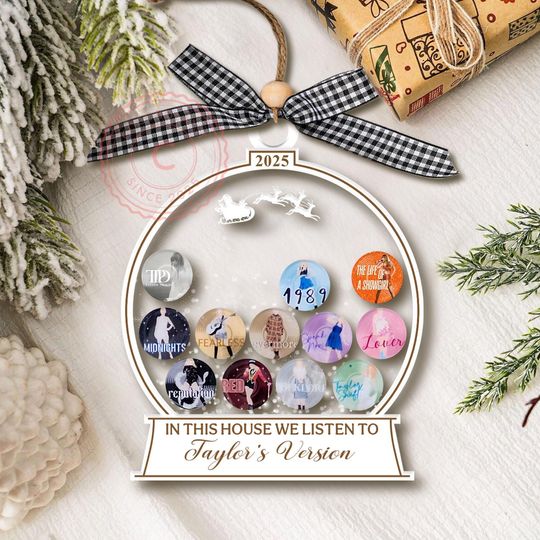 Discover Taylorr Swifts Ornament  | taylor version Eras Ornaments | The Life of a Showgirl | taylor version Christmas Gift | Music Tree Decor | taylor version fans gift