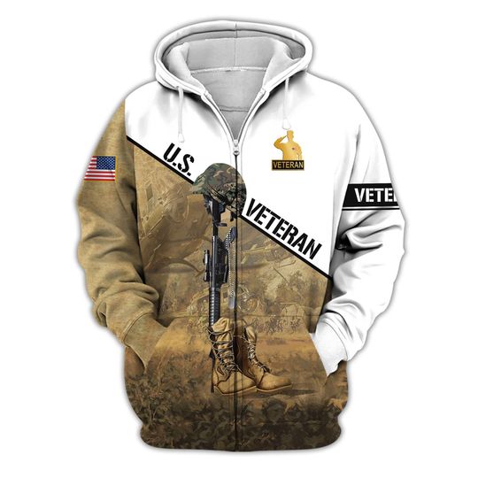 Discover Veteran Pullover Hoodie Veteran Zip-Up Hooded Sweatshirt Eagles Jackets American Flag Hoodies Eagle Hoodie Patriotic Hoodie Veteran Gifts