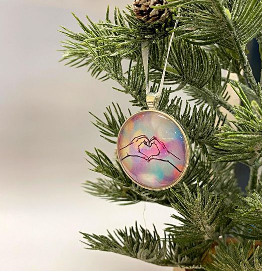 Discover Heart Hands Ornament, Fearless Holiday Ornament, taylor version XMas gift, Christmas, gift for taylor version, Taylorr Swifts Ornament, Holiday gift