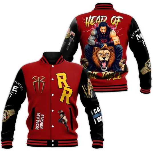 Discover Roman Reigns Baseball Bomber Jacket for Fans and Gifts