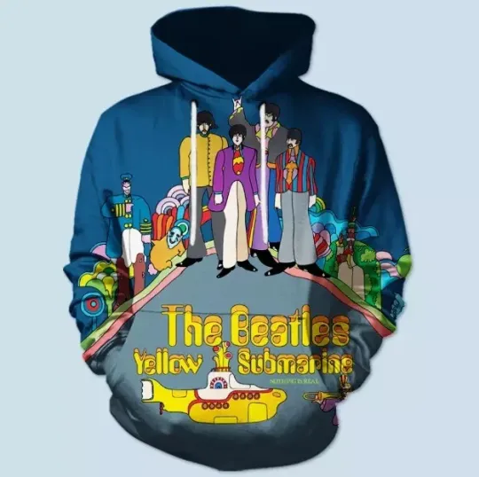 The Beatles Hoodie 3D for Men and Women