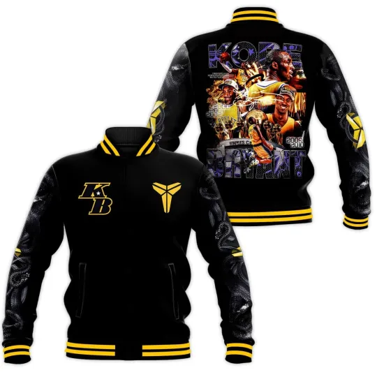 Discover Kobe Bryant Baseball Jacket for Fans, Gift for Him or Friends