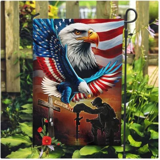 Discover Garden Flag For Patriot Veteran HOUSE FLAG GARDEN FLAG HALLOWEEN GIFT US SIZE