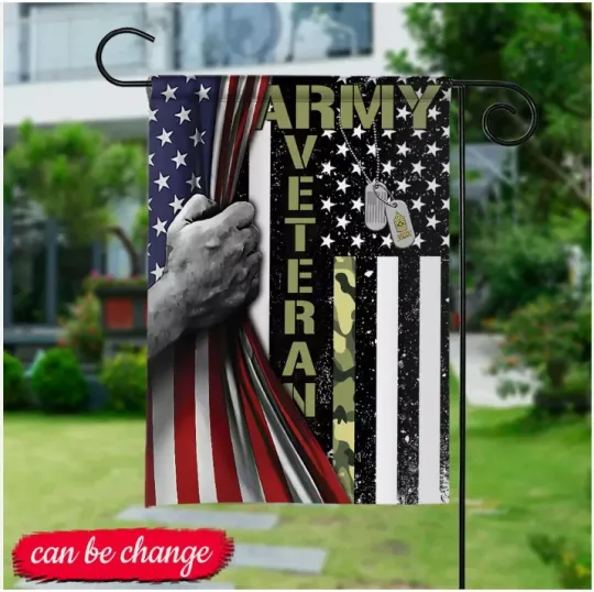 Military Memorial Garden Flag – Honor The Fallen House Decoration