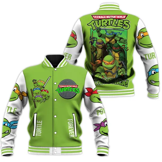 Teenage Mutant Ninja Turtles Bomber Baseball Jacket for Fans
