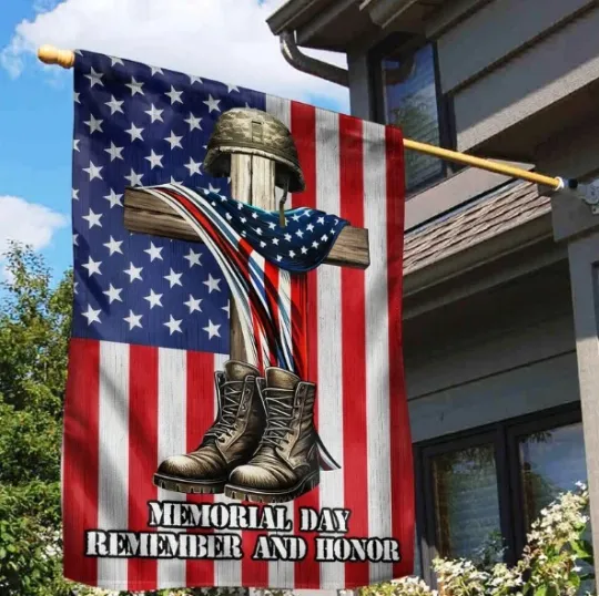 Discover Veteran Memorial Garden HOUSE FLAG GARDEN FLAG HALLOWEEN GIFT BEST PRICE US SIZE