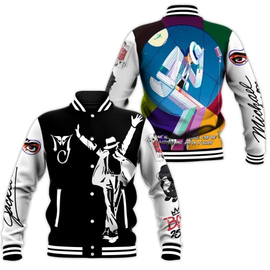 Michael Jackson The King Of Pop New Baseball Jacket For Fan, Gift For Friend