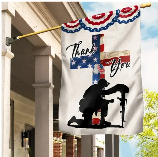 Discover Military Veteran Memorial HOUSE FLAG GARDEN FLAG HALLOWEEN GIFT BEST PRICE