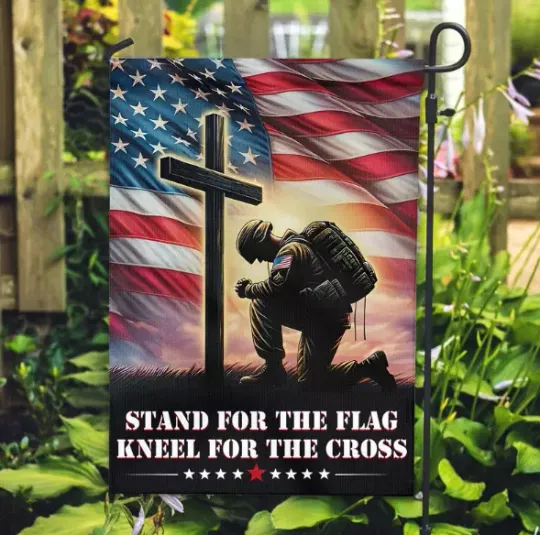 US Veteran House Flag – Patriotic Outdoor Garden Decoration