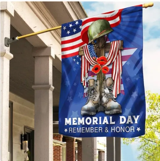 Discover Veterans Garden HOUSE FLAG GARDEN FLAG HALLOWEEN GIFT BEST PRICE CHRISTMAS GIFT