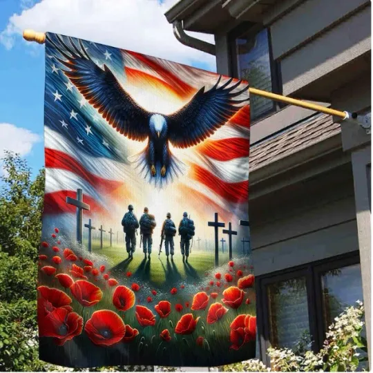 Discover Memorial Day Flag For Veterans Outdoor Decoration Garden HOUSE FLAG GARDEN FLAG