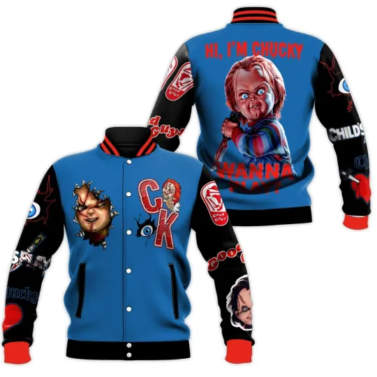 Chucky New Baseball Jacket for Fans and Gift