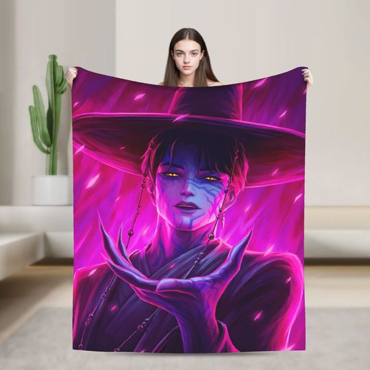 Discover kpop Demon Hunters Huntrix Fleece Blanket