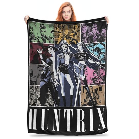Discover Huntrix Girl Kpop Demon Hunter Movie Fleece Blanket