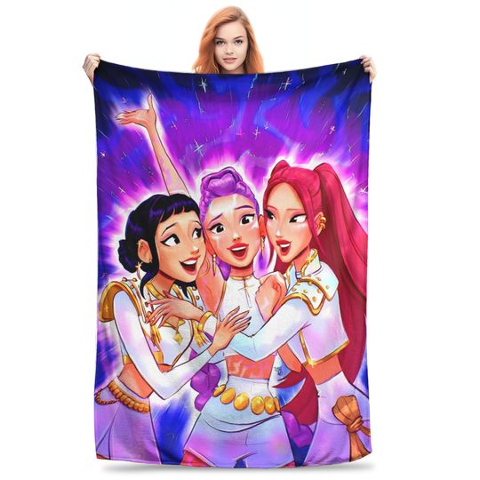 Discover Huntrix Super Fleece Blanket