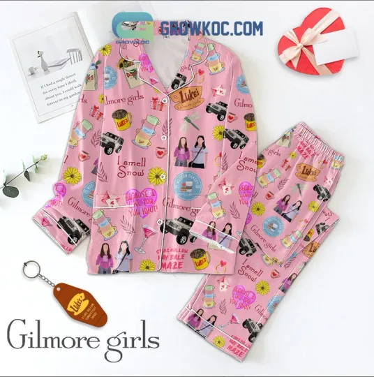 Gilmore Girls I Smell Snow Valentine Pajamas Set for Adults