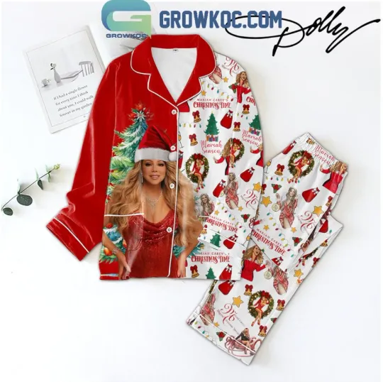 Discover Mariah Carey Christmas Time Mariah Season Merry Christmas Pajamas Set