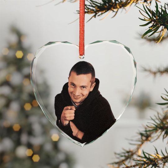 Discover Tyler Joseph Meme Ornament - Pilotss band Funny Christmas Decor, Crystal Glass Gift, TP Fan Holiday Tree Laugh