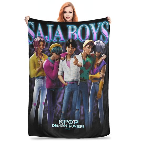 Discover Saja Boys Heartthrob Plush Blankets Girls Boys  Fleece Blanket