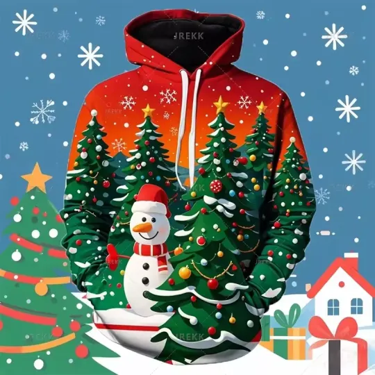 Discover Fiery Deer hoodie – Glowing Antler Christmas Graphic Tee