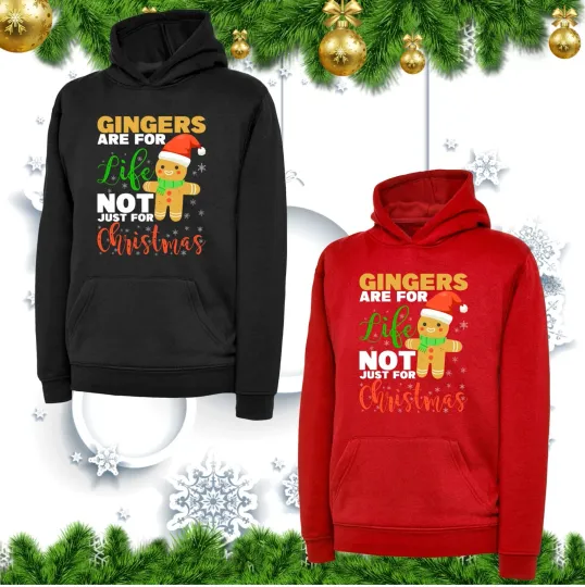 Discover Gingers Are For Life Not Just For Christmas Hoodie Gingers Live Matter Hood Top