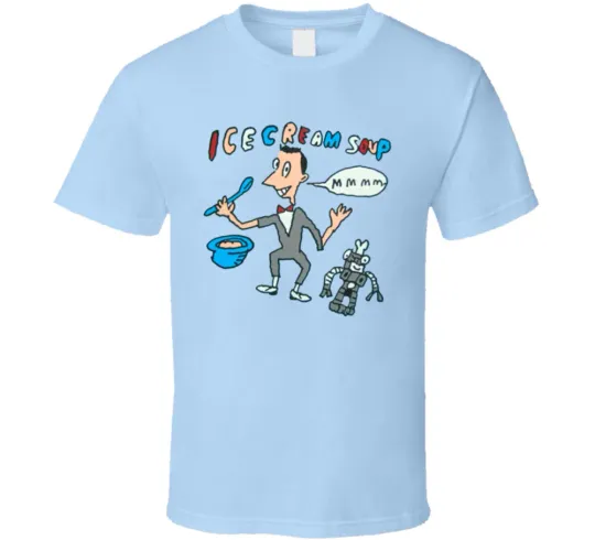 Pee Wee Herman and Conky Ice Cream Soup 3D T Shirt