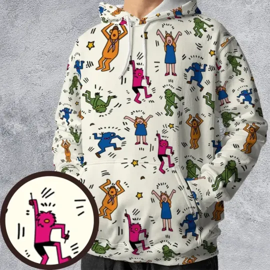 Discover Dancing Muppets The Muppets Characters All-over Print Hoodie, unisex adults