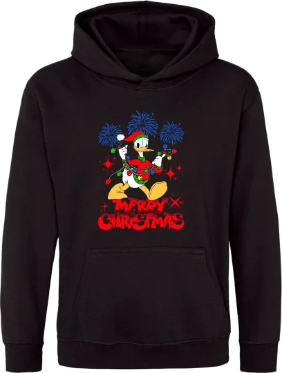 Discover Merry Christmas cartoon xmas hoodie