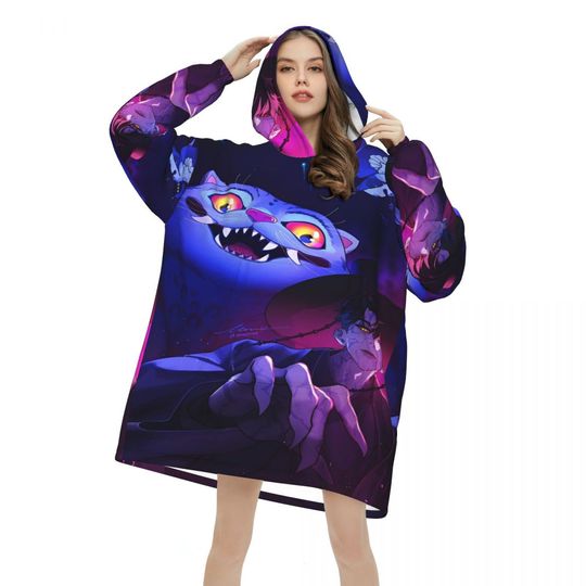 Kpop Demon Hunters Huntrix Wearable Blanket Hoodie