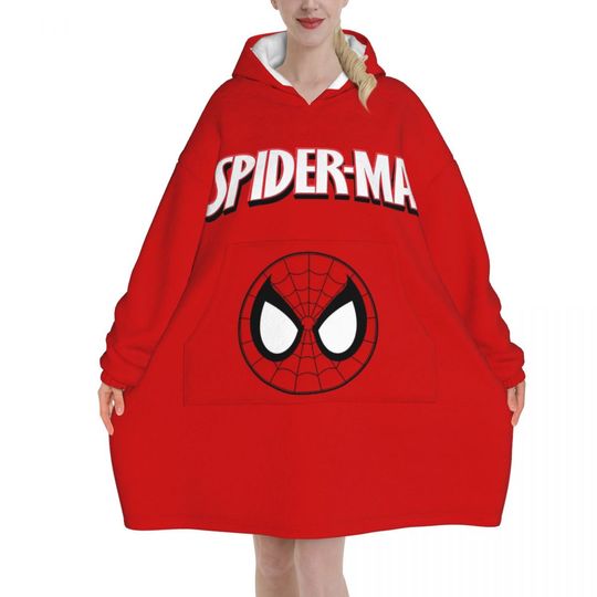 Spider Man Spider-Man Blanket Hoodie Gifts for Women Men
