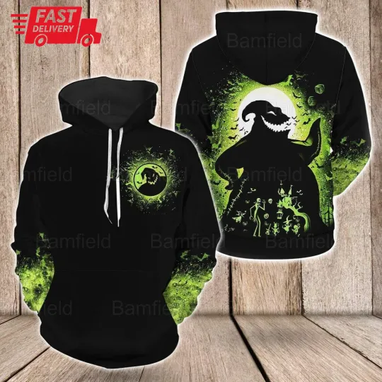 Oogie Boogie Boogieman Nightmare Before Christmas Movie 3D HOODIE Us Size