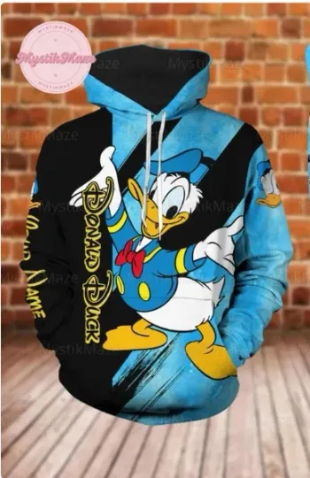 Donald Duck 3D HOODIE HALLOWEEN GIFT CHRISTMAS GIFT BEST PRICE OVER PRINT